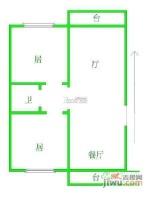 万达宏顺博泰名居2室2厅2卫106㎡户型图