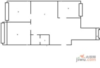 青春南里2室2厅1卫户型图