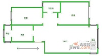 跃进里小区2室2厅1卫105㎡户型图