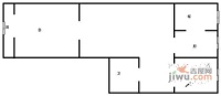 跃进里小区2室1厅1卫95㎡户型图