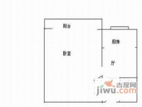 麦格里花园1室1厅1卫81㎡户型图