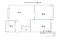 聚安园2室2厅1卫户型图