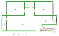 晨阳小区2室1厅1卫107㎡户型图