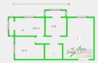 福苑居2室1厅1卫户型图