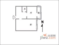 谊景村丽园里2室1厅1卫户型图