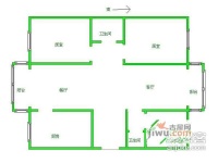 嘉华新苑3室2厅1卫119㎡户型图