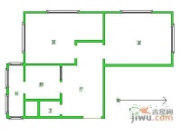 海洋住宅2室1厅1卫77㎡户型图