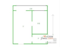 雅美里1室1厅1卫42㎡户型图