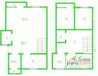 光华小区3室1厅1卫122㎡户型图