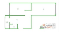 福建路小区2室1厅1卫75㎡户型图