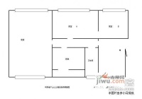 华荫东里2室1厅1卫60㎡户型图