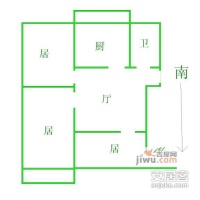 兴源公寓3室1厅1卫户型图