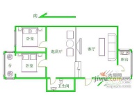 兴源公寓2室2厅1卫80㎡户型图