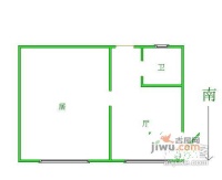 林苑西里1室1厅1卫户型图