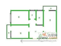 林苑西里3室1厅1卫82㎡户型图
