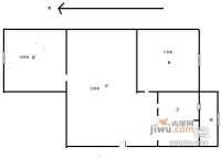 奥兰里2室2厅1卫户型图