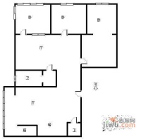 昆明公寓3室2厅2卫160㎡户型图