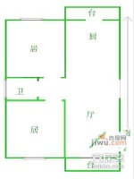 翰林园2室1厅1卫123㎡户型图