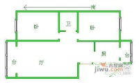 万春花园2室1厅1卫144㎡户型图