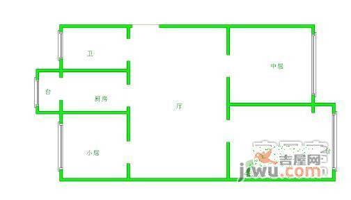 万春花园3室1厅1卫136㎡户型图