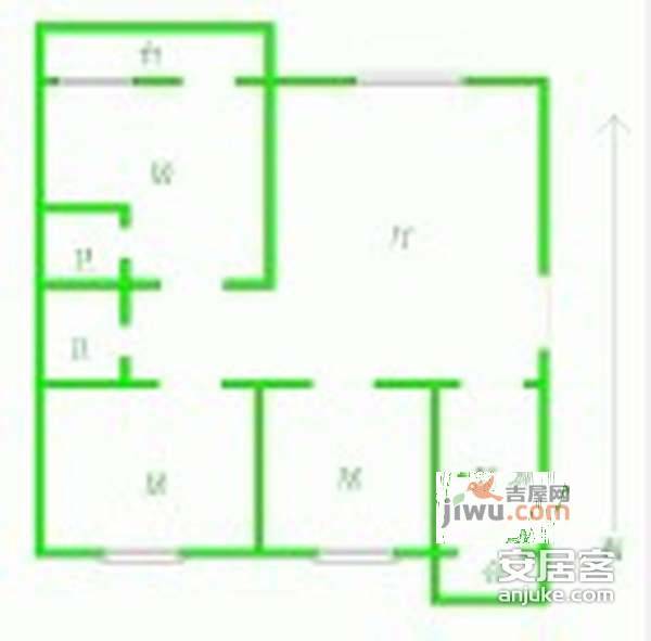 太阳城丹荔园3室1厅1卫140㎡户型图