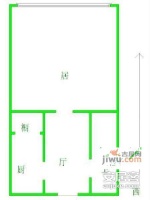 盛泰公寓1室1厅1卫户型图