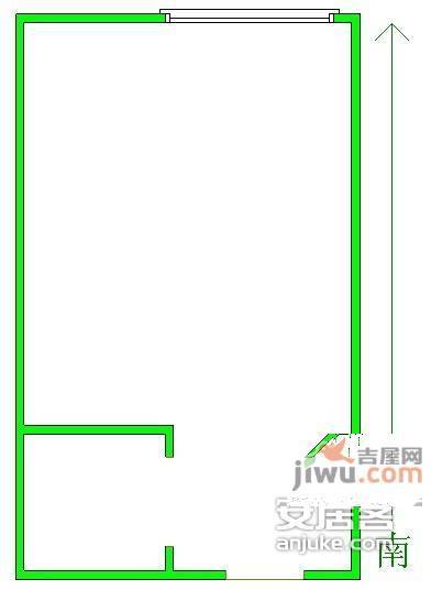 荣庆园1室1厅1卫户型图