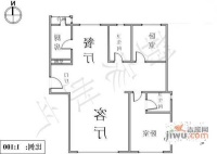 富力城天霖园2室2厅2卫133㎡户型图