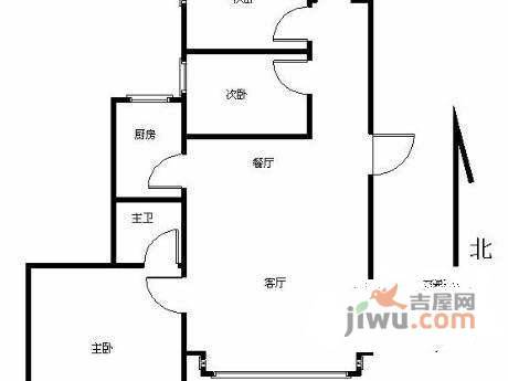 富力城天霖园3室1厅2卫160㎡户型图