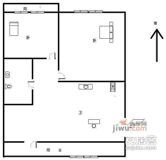 鑫泰家园3室2厅2卫210㎡户型图