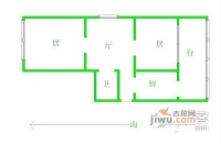 靖辰南里2室1厅1卫72㎡户型图