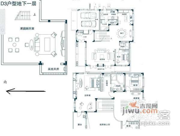 新悦庭5室3厅4卫510㎡户型图