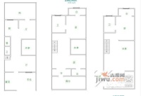 城市别墅二期4室3厅3卫350㎡户型图