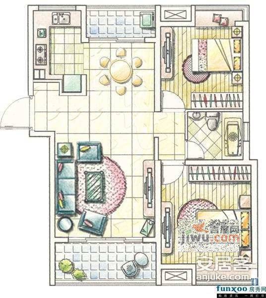 格调故里5室3厅3卫345㎡户型图