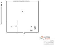 海泰信息广场1室1厅1卫户型图