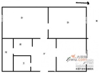 福泰温泉公寓2室1厅1卫135㎡户型图