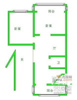 明珠花园2室1厅1卫137㎡户型图