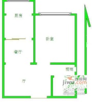 芳园里1室1厅1卫户型图