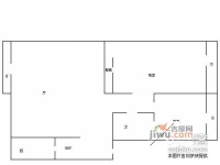 中环公寓2室1厅1卫户型图