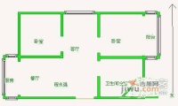 宜昌里2室1厅1卫68㎡户型图