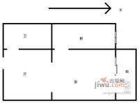 金钟公寓2室1厅1卫135㎡户型图