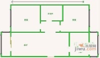海望园2室2厅1卫125㎡户型图