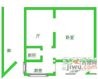 杭州里1室1厅1卫户型图