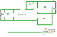 杭州里2室1厅1卫66㎡户型图