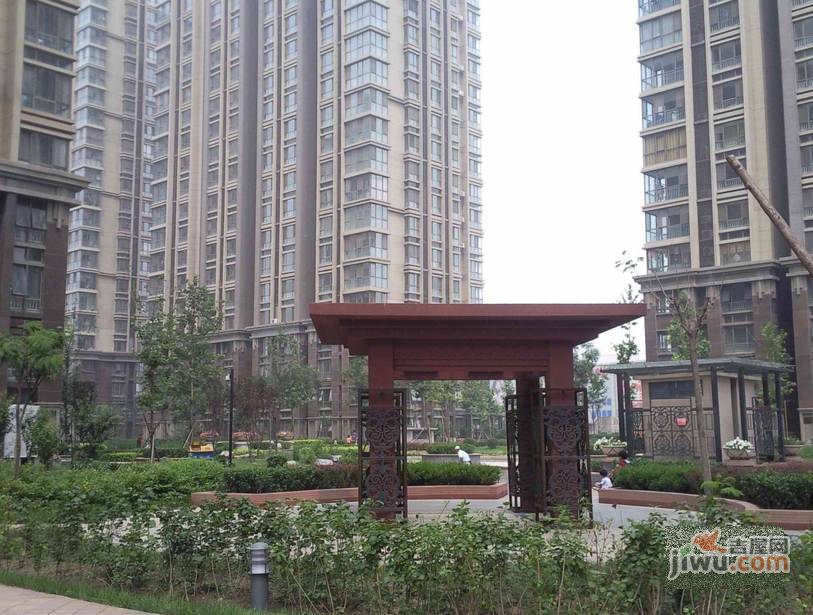 中新城上城实景图图片
