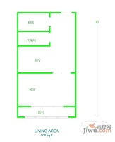 吉祥里1室1厅1卫42㎡户型图