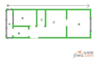 华屏里2室1厅1卫78㎡户型图