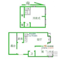 水木天成2室2厅2卫148㎡户型图