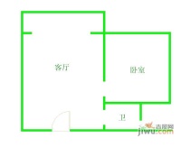 水木天成1室1厅1卫184㎡户型图