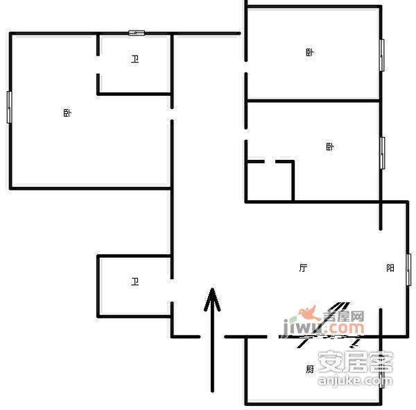 嘉海花园3室1厅3卫147㎡户型图